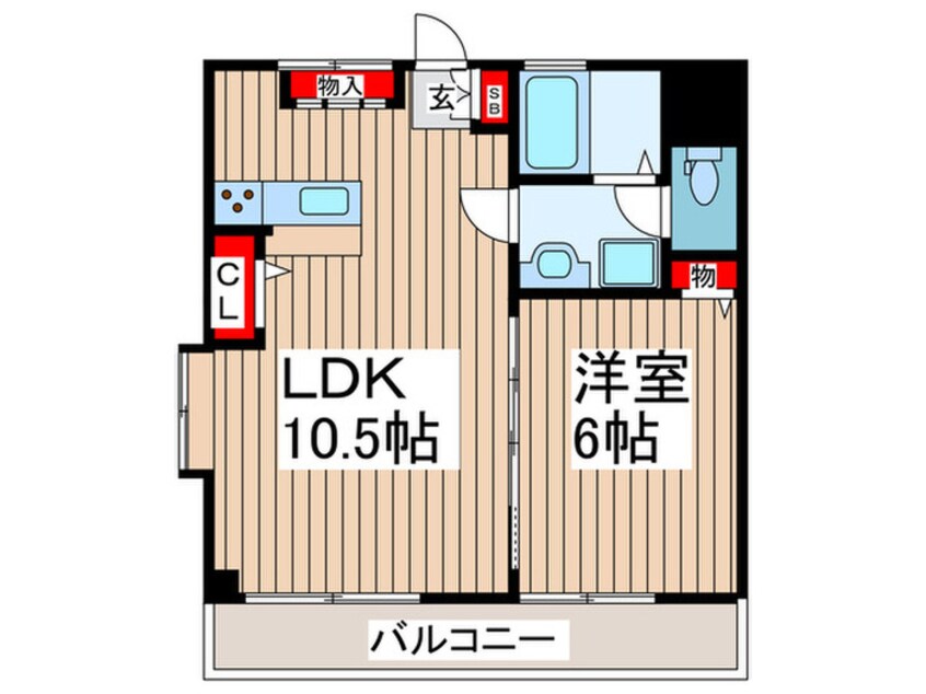 間取図 ケイエスハイム越谷