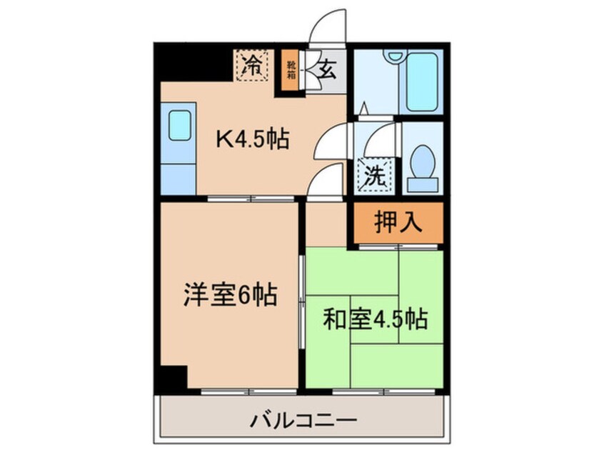 間取図 シルクガ－デン