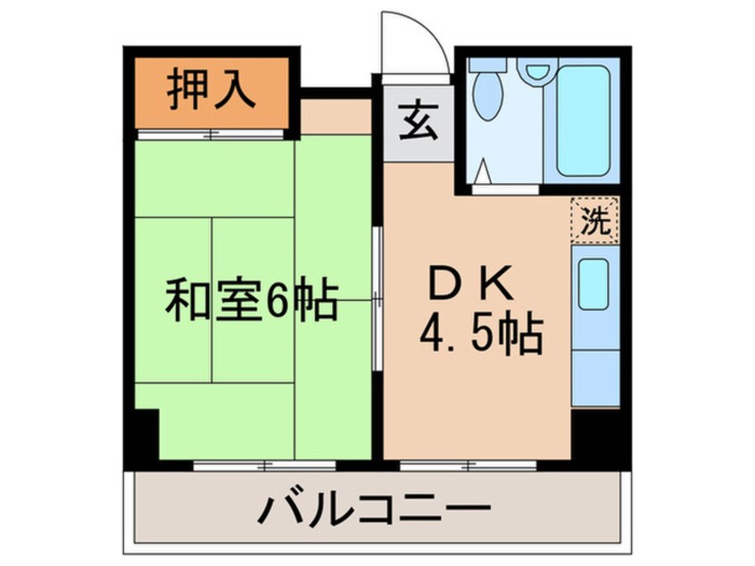 間取図 シルクガ－デン