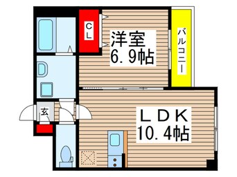 間取図 カーサメイプル千葉中央