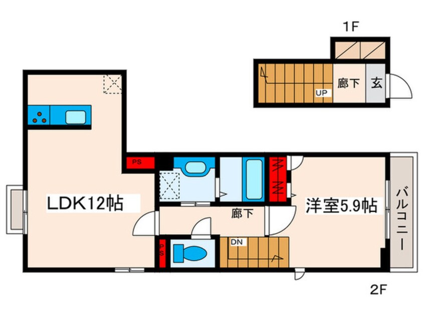 間取図 仮）荒川区東尾久新築PJ