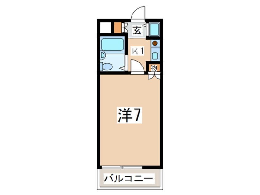 間取図 たまプラ－ザフラット