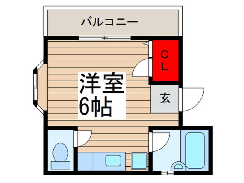 間取図 グレ－シャ－ブル－