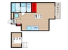 Like作草部 1Rの間取り