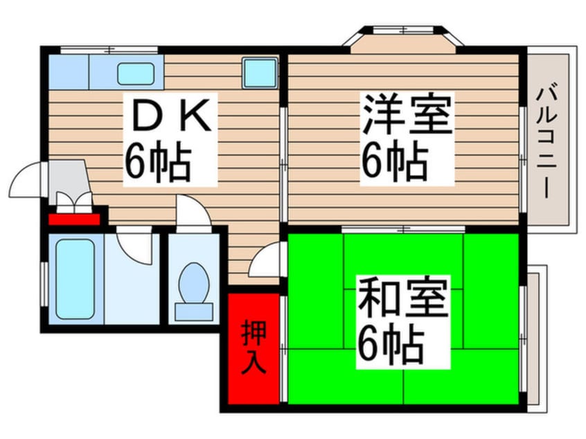 間取図 モンシャトー秋津