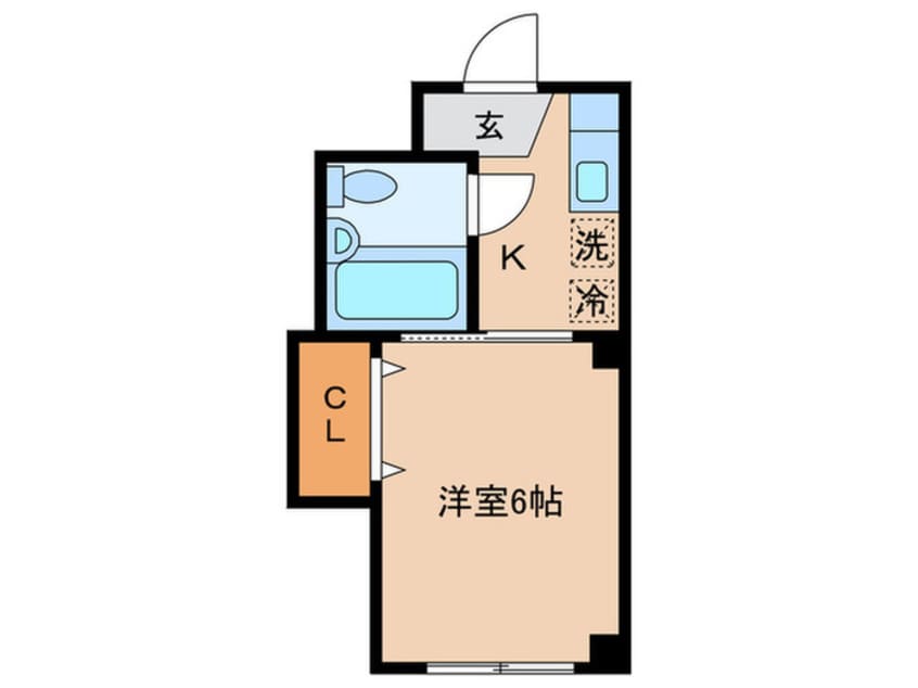 間取図 池尻エイト