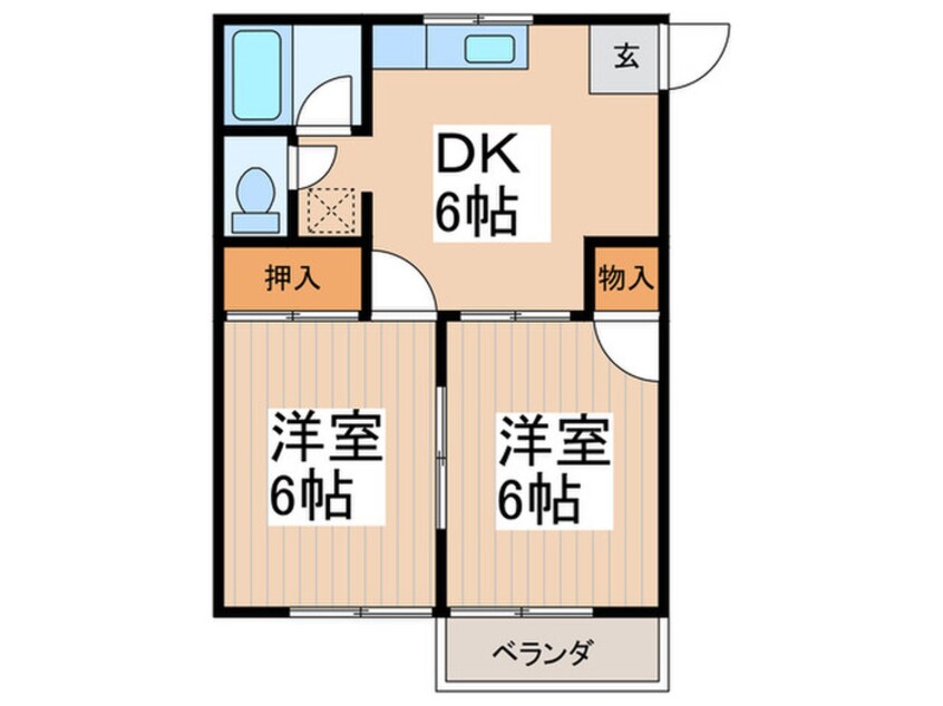 間取図 グリーンハイツＡ棟