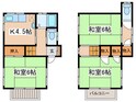 沼井貸家東の間取図