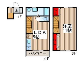 間取図 サニーサイドコートB