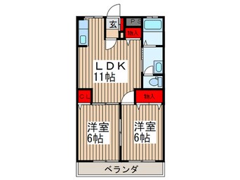 間取図 ハイツ原新町