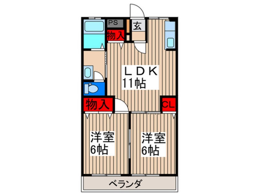 間取図 ハイツ原新町