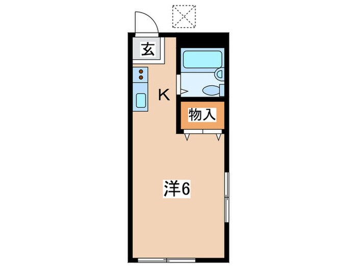 間取り図 ビューラー大久保Ｄ