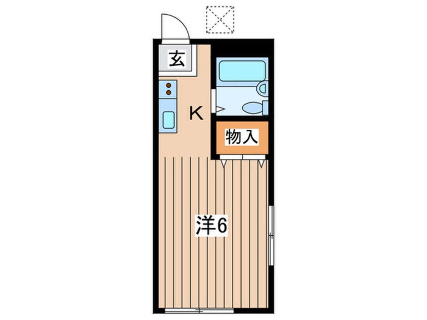 間取図 ビューラー大久保Ｄ