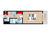 プランド－ル 1Kの間取り