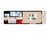 プランド－ル 1Kの間取り