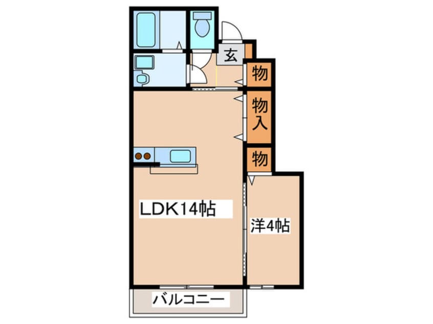 間取図 ラ・グラシューズ