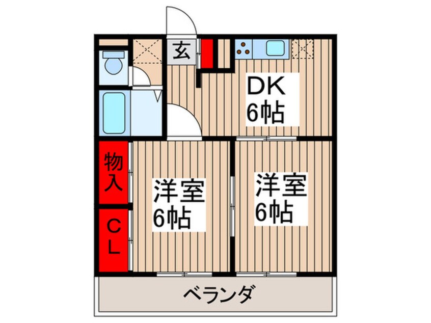 間取図 エステートピア宮原