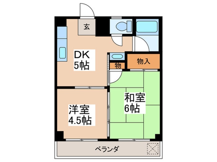 間取り図 グランド宝ハイツ