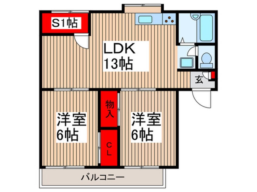 間取図 クリスタル浦和