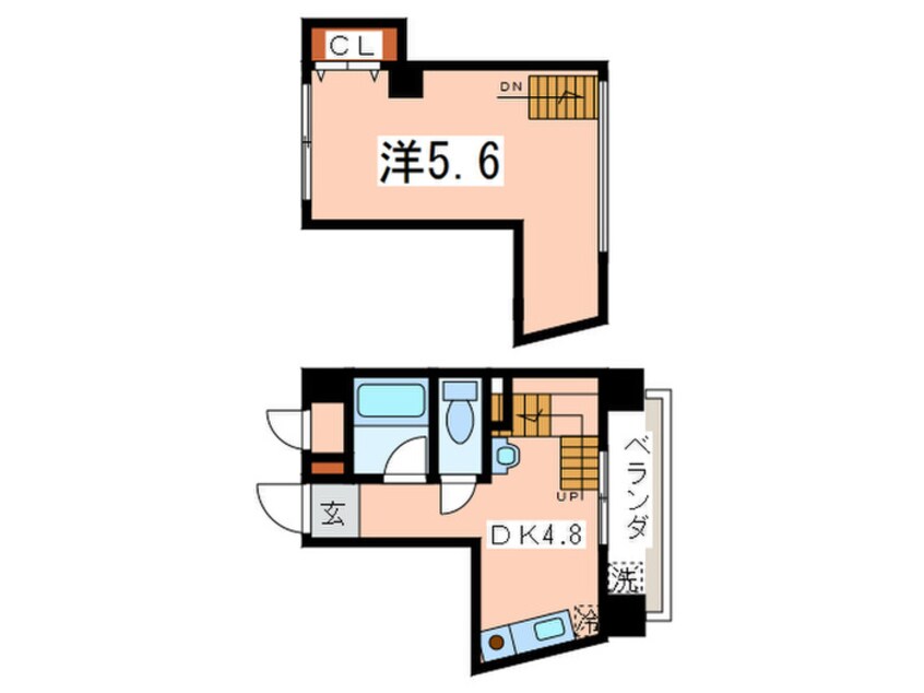 間取図 グリ－ンピア石川町