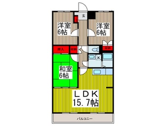 間取図 ボヌール21