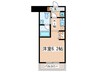 マンションホワイトホース 1Kの間取り