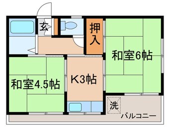 間取図 ベルメゾン国領