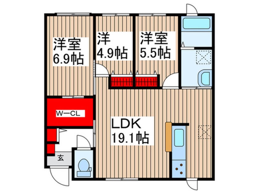 間取図 岩槻区西原台戸建
