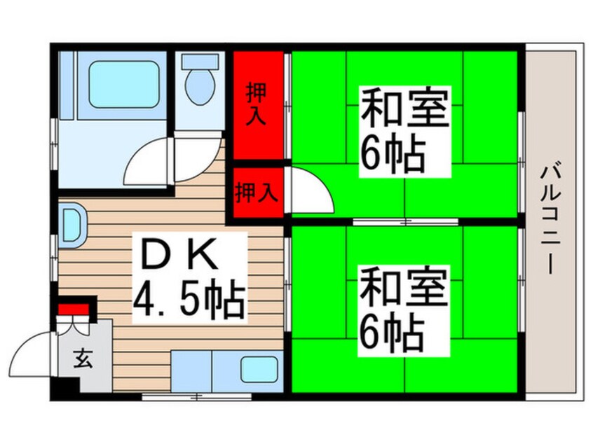 間取図 斉藤ﾏﾝｼｮﾝ