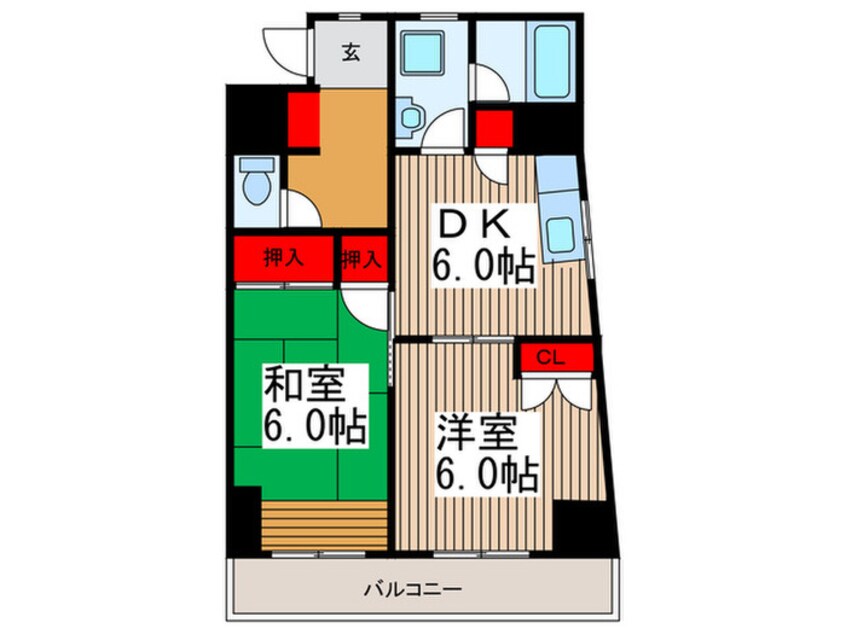 間取図 ＮＦコーポ西川口