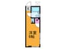 コーポメープル 1Rの間取り