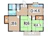 コ－ポ新宅 3DKの間取り