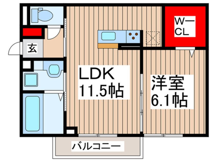 間取図 サニーハイツB