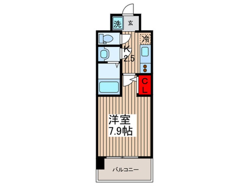 間取図 ラ－クガ－デン木場