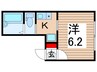 casa alivio 1Kの間取り