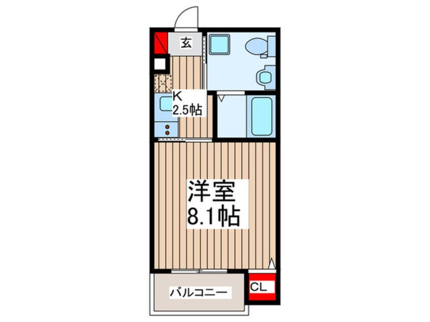 間取図 MELDIA西所沢Ⅲ