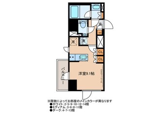 間取図 ザ・パークハビオ五反田