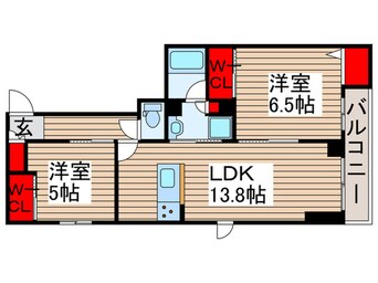 間取図 ディアコート西新井