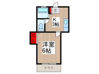 間取図 ＨＯＵＳＥ　ＨＯＲＩＫＩＴＡ