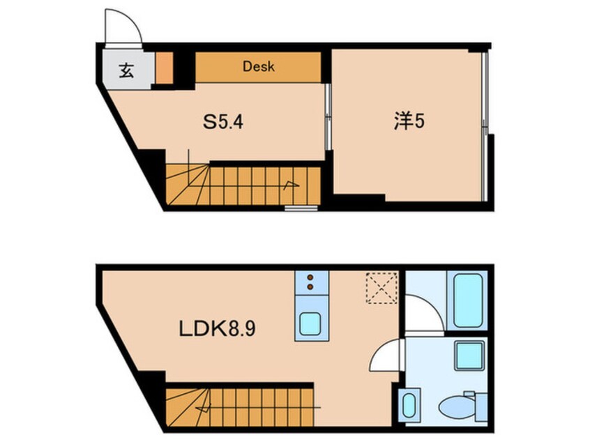 間取図 レクス武蔵小山