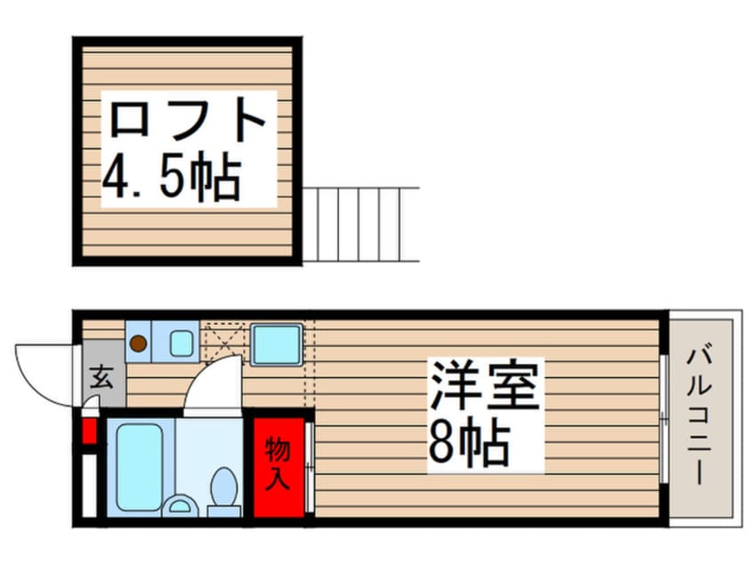 間取図 パンプキン前原東