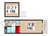 パンプキン前原東 1Rの間取り