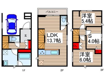 間取図 Kolet市川#08