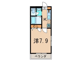 間取図 ダイヤモンドフラッツⅡ