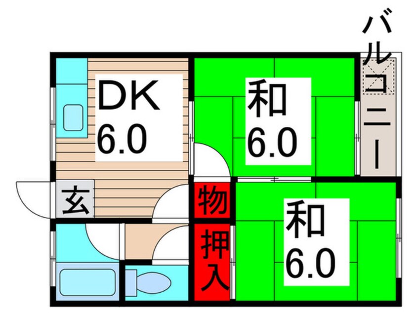 間取図 宇佐美荘