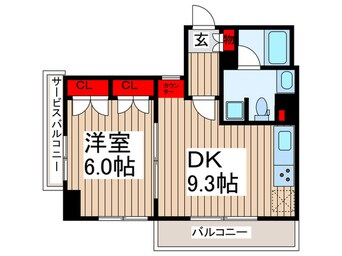 間取図 ﾊﾟ-ｸｱｸｼｽ仲御徒町(3号室)