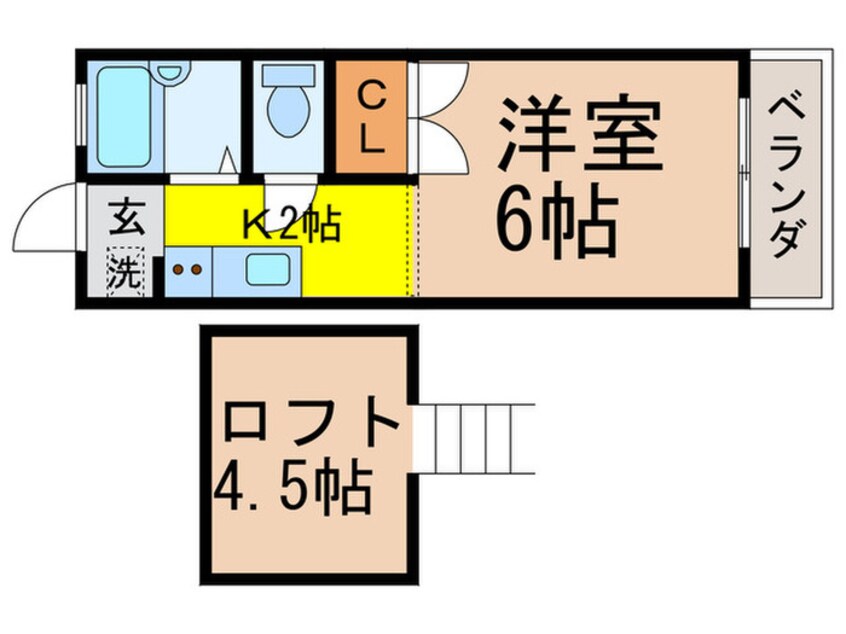 間取図 ロ－ズガ－デン