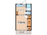 第３ふじみ荘 1DKの間取り