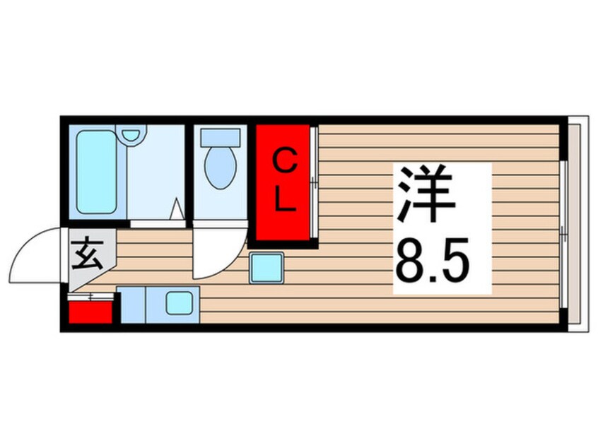 間取図 クラウズハイツ