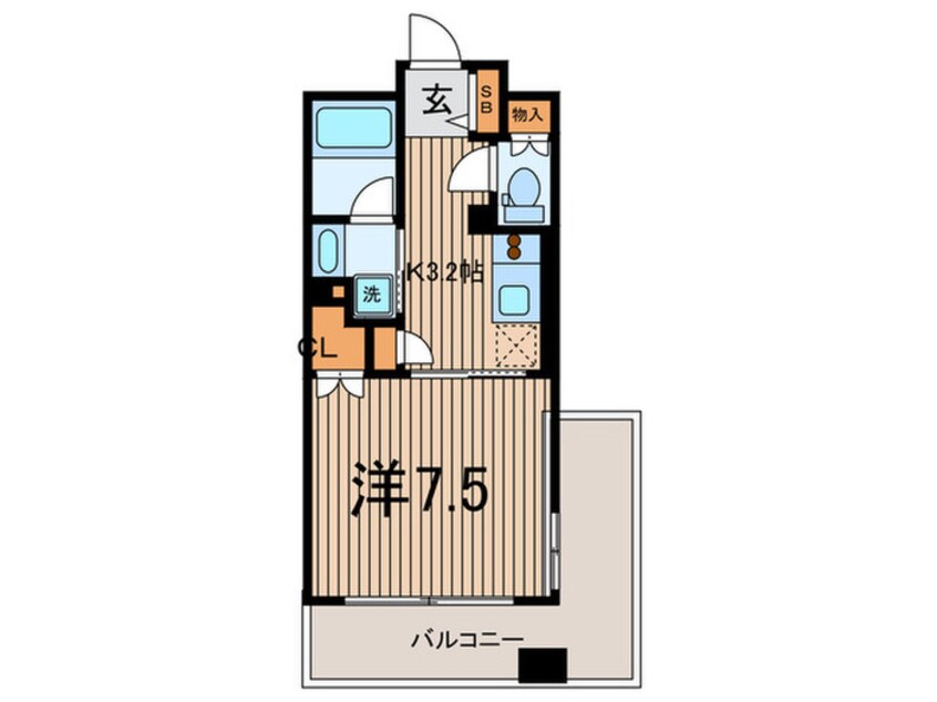 間取図 コンフォリア笹塚